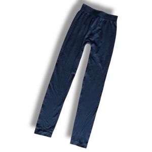 Nikibiki Teal Blue Strechy Yoga/Workout  Ankle Length Leggings Size OS